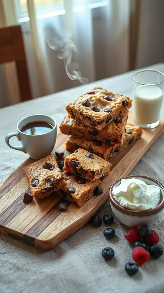 versatile blondie serving pairings