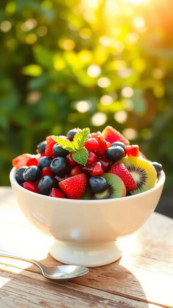 vibrant and nutritious fruit salad