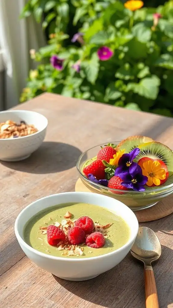 vibrant antioxidant rich breakfast bowl