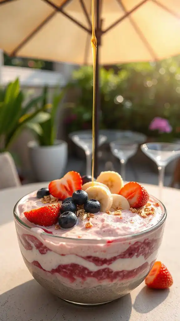 vibrant berry banana delight