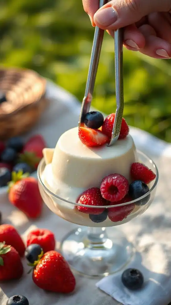 vibrant fresh fruit toppings