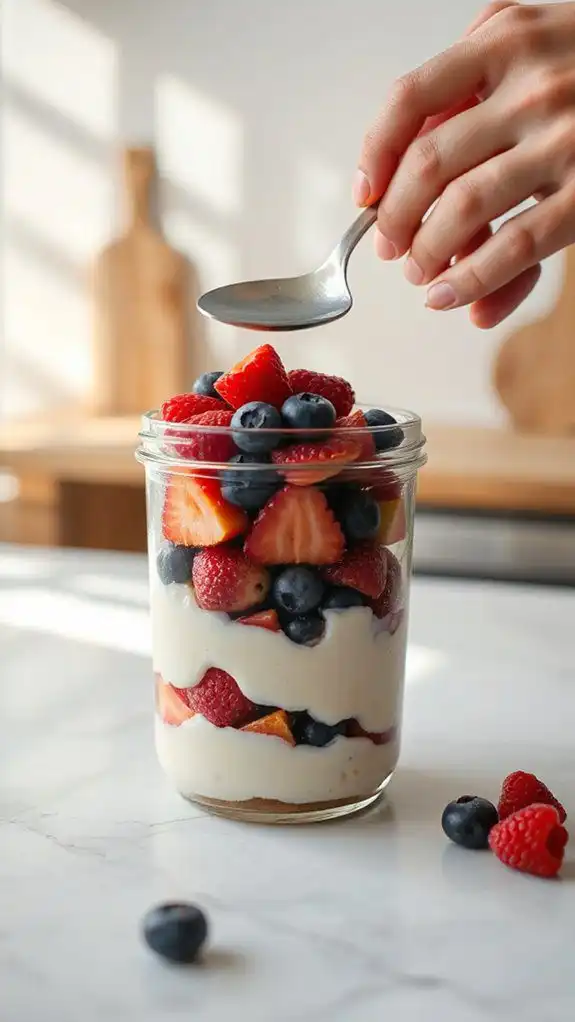 vibrant fruit layer technique