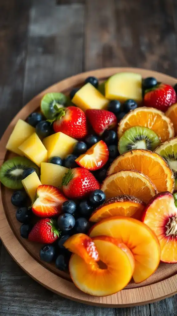 vibrant fruit layering technique