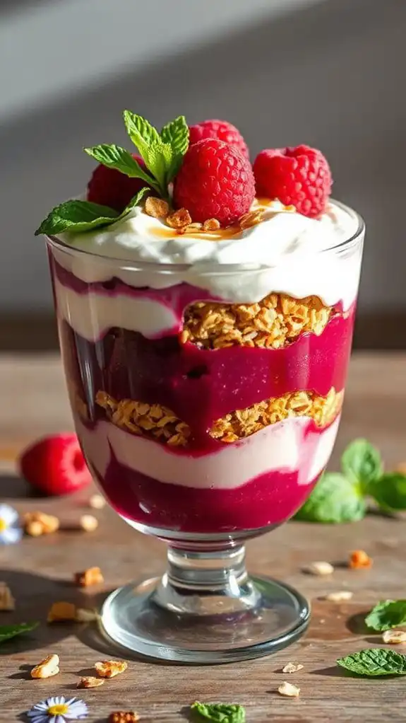 vibrant healthful beetroot dessert