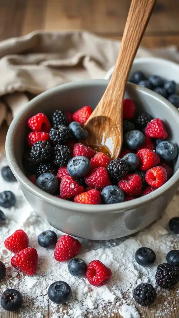 vibrant mountain berry medley