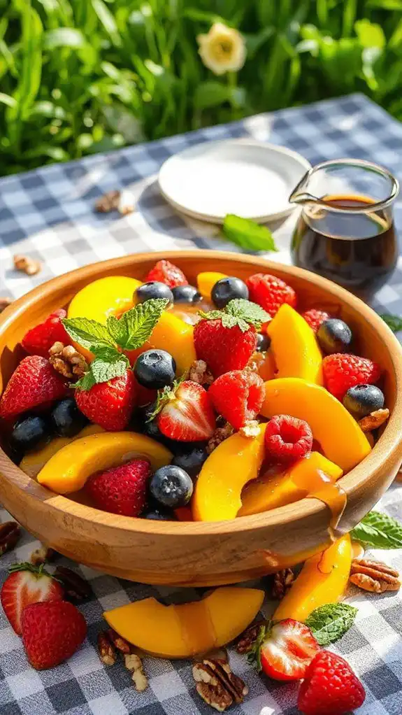 vibrant seasonal fruit salad