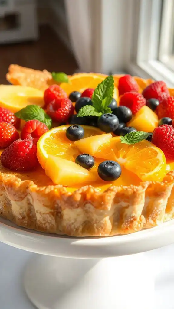 vibrant summer fruit dessert vibrant summer fruit dessert