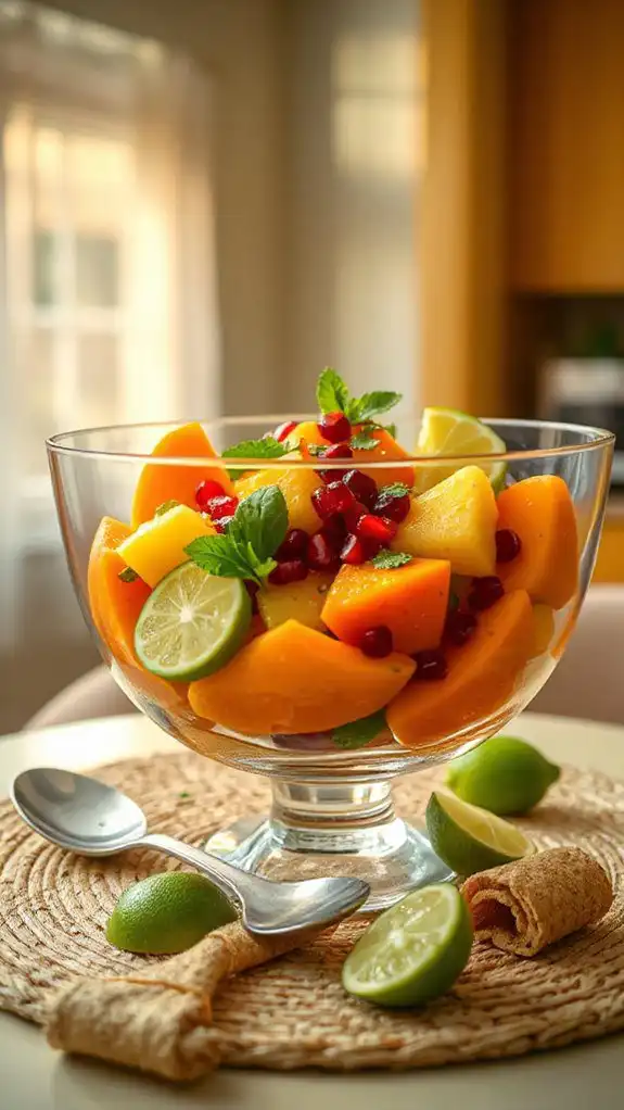 vibrant summer fruit salad