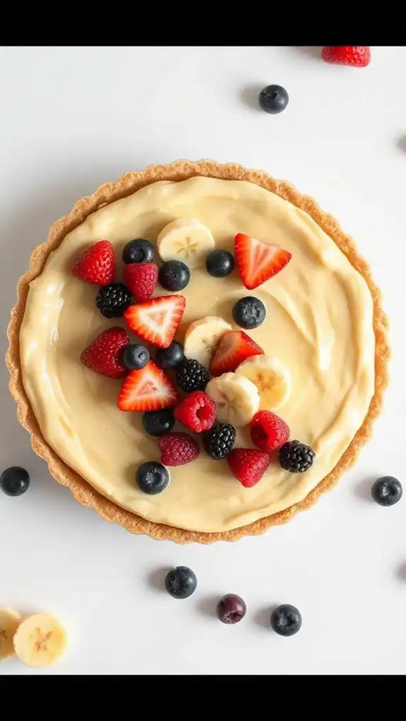 vibrant tart berry garnish