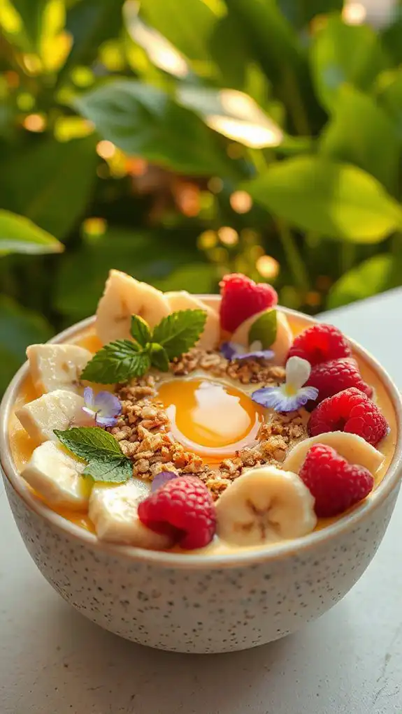 vibrant tropical smoothie bowl vibrant tropical smoothie bowl