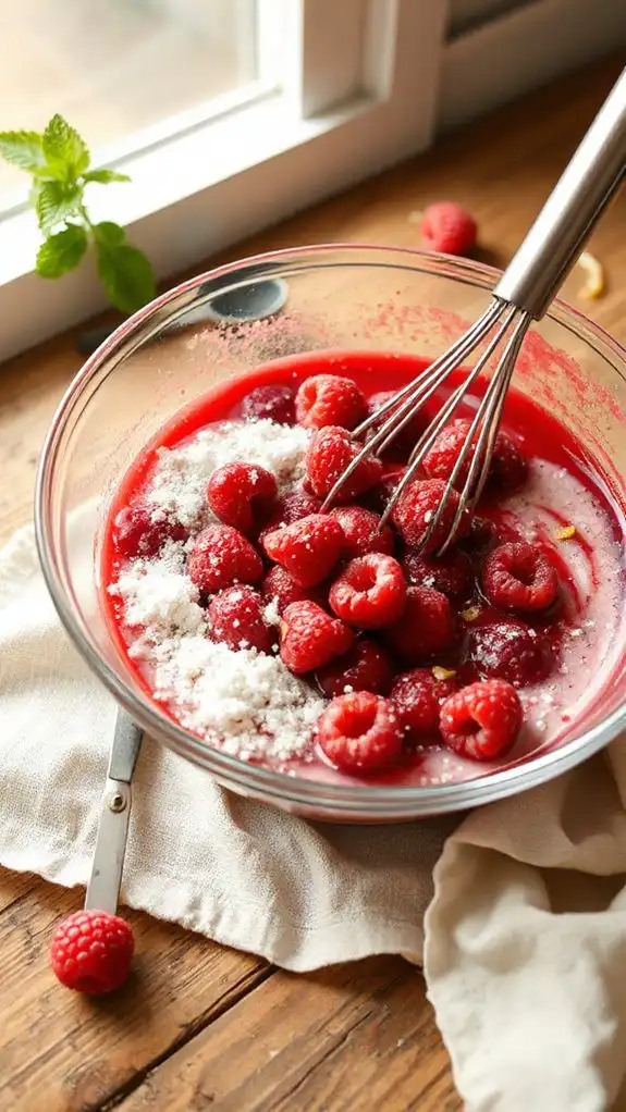 vivid luscious raspberry delight