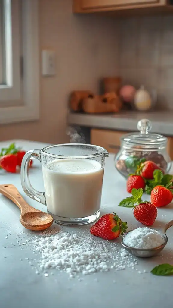 warm milk with sugar warm milk with sugar