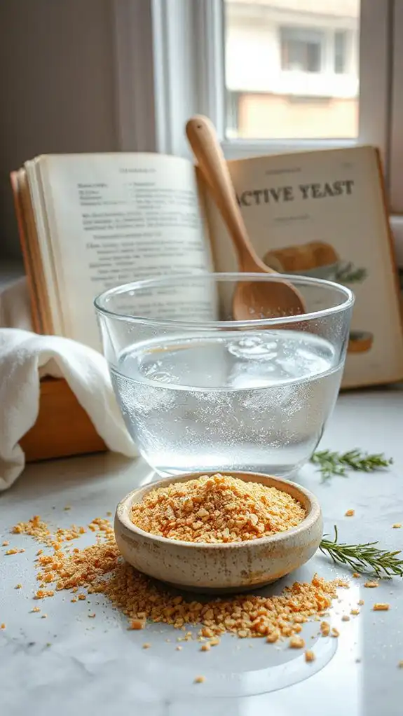 warm water activates yeast