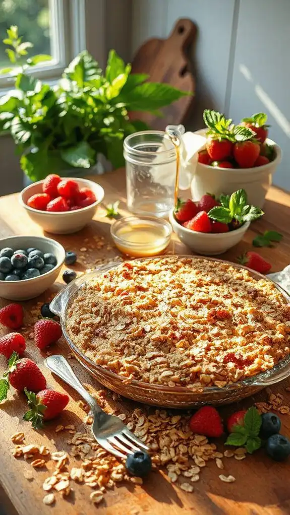 wheat berry berry crumble dessert wheat berry berry crumble dessert