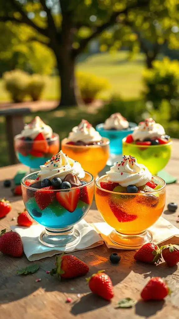 whimsical colorful jello bowls whimsical colorful jello bowls
