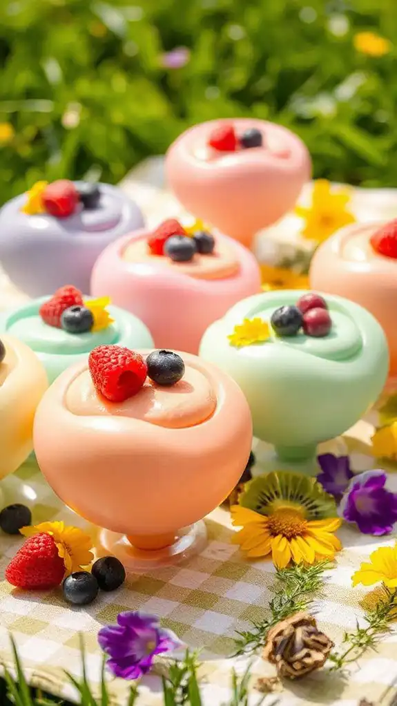 whimsical edible mousse bowls whimsical edible mousse bowls