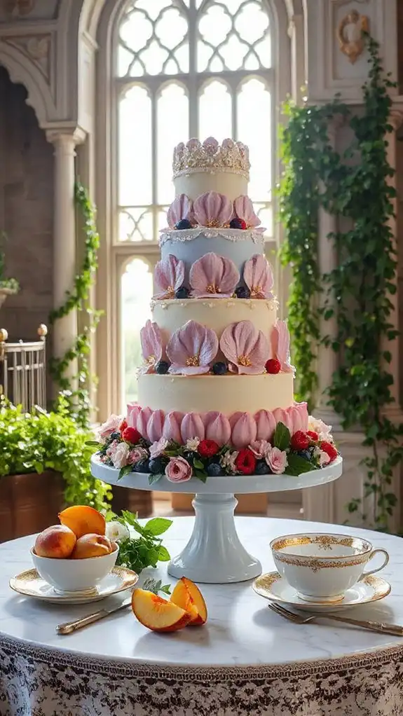 whimsical enchanted castle cake whimsical enchanted castle cake