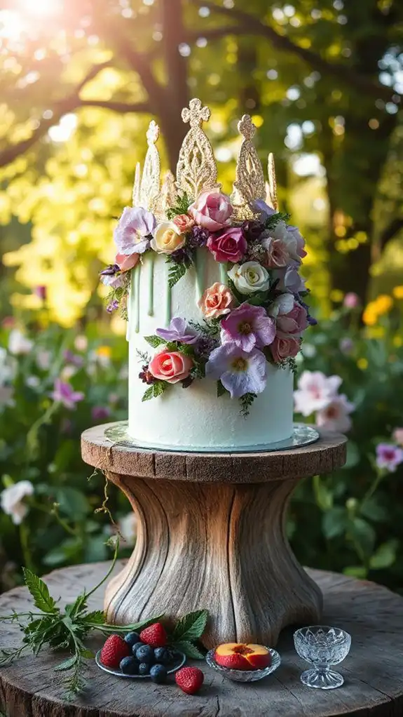 whimsical summer garden cake whimsical summer garden cake