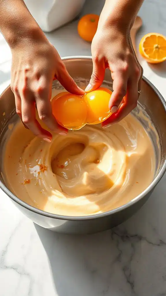 whip separated egg whites