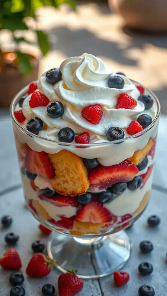 whipped cream trifle topping