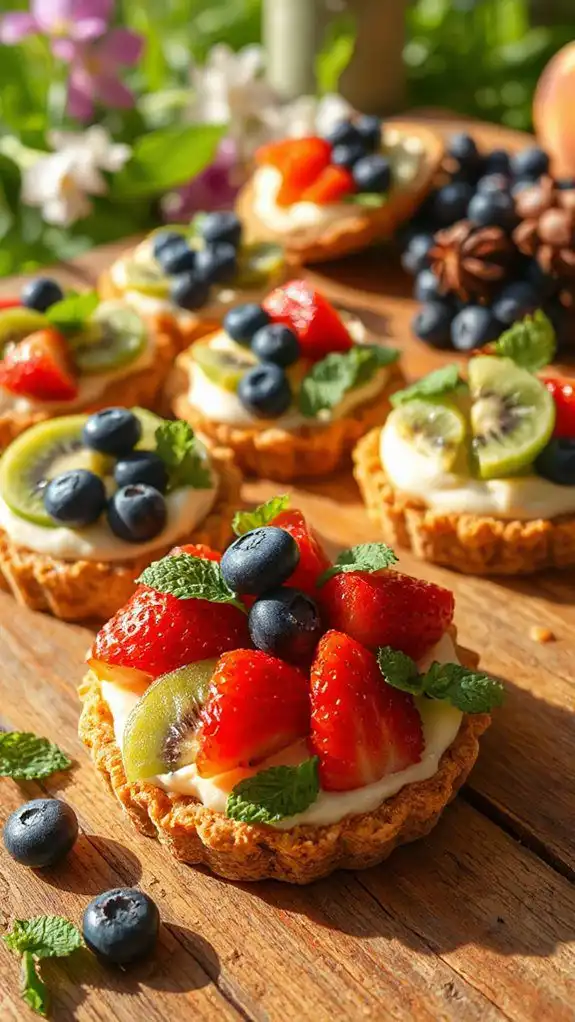 wholesome fruit filled tarts