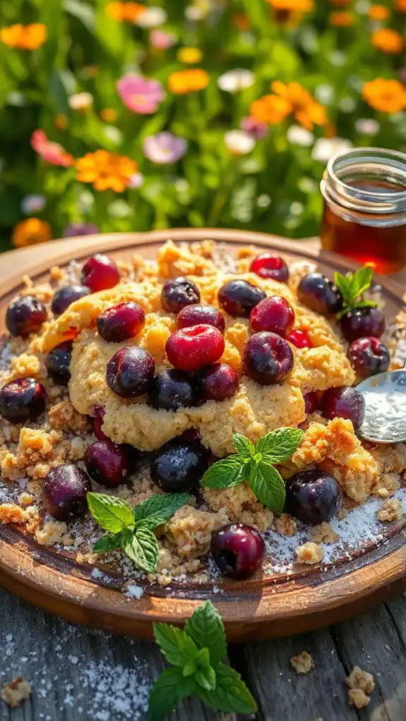 wholesome sorghum berry crumble