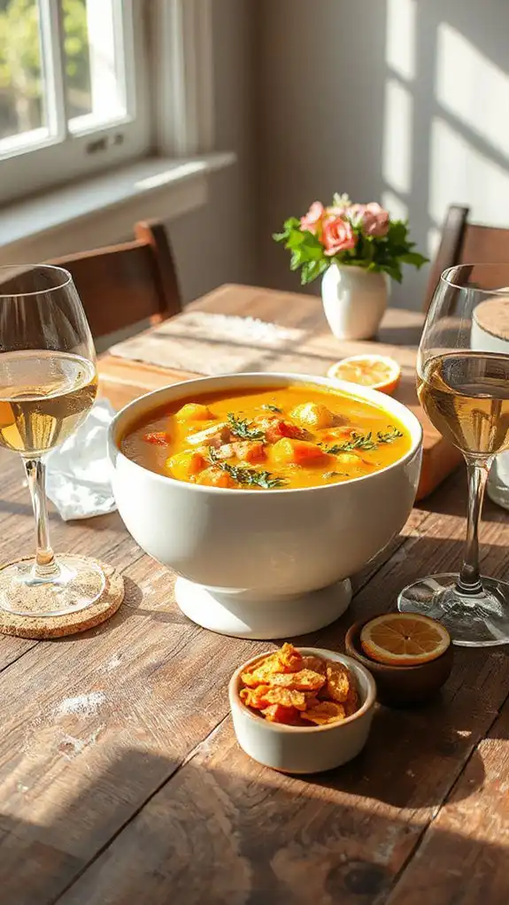 wine pairing recommendations offered
