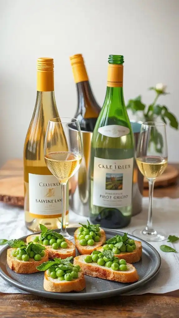 wine pairing suggestions provided