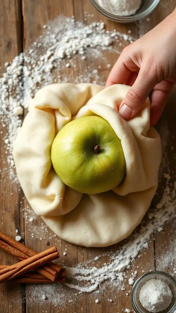 wrap dough with precision