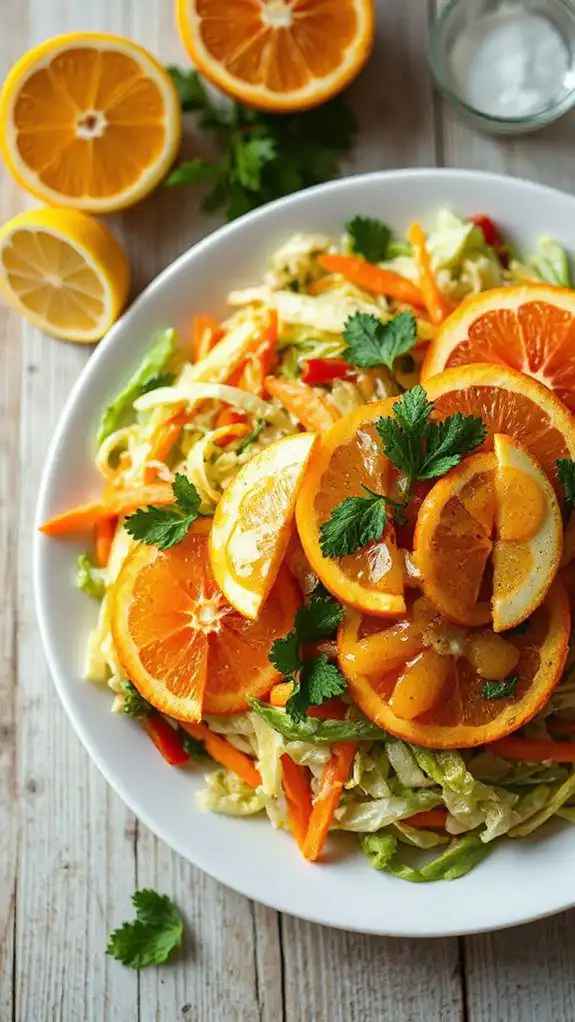 zesty citrus flavored accompaniments