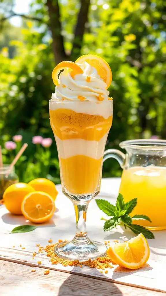 zesty layered summer dessert
