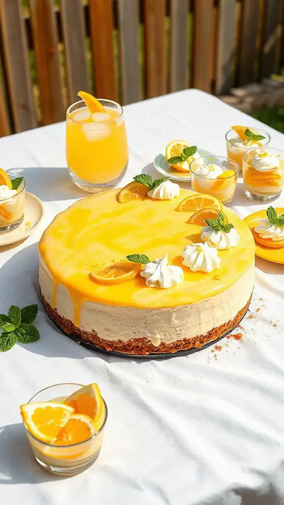 zesty lemonade cheesecake delight