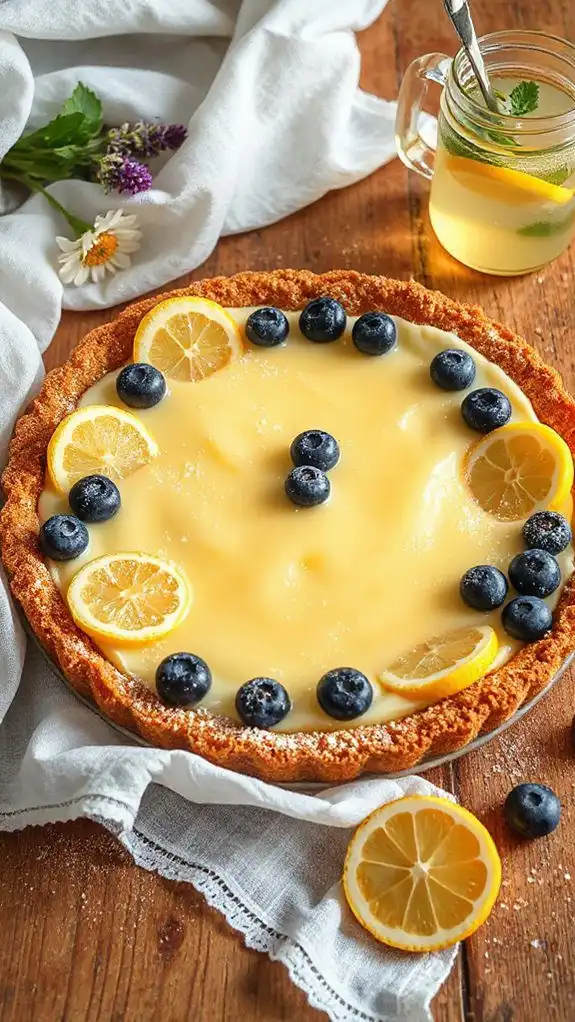 zesty no bake summer pie