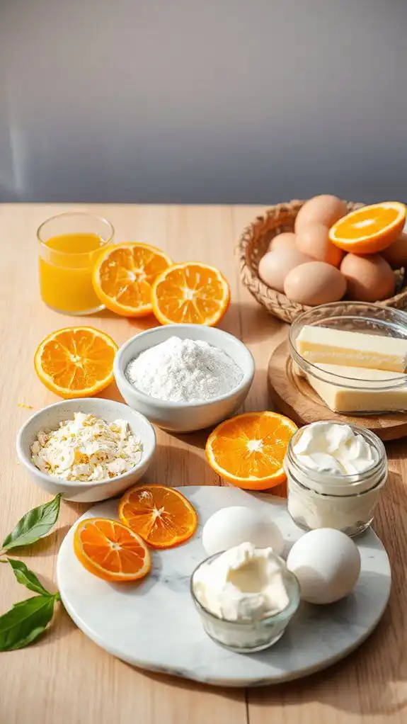 zesty orange mascarpone cake