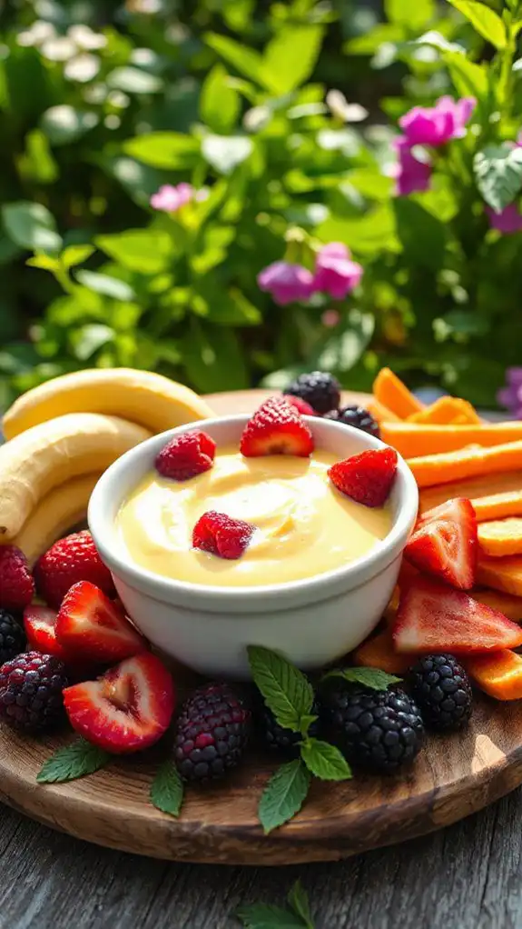 zesty summer yogurt dip
