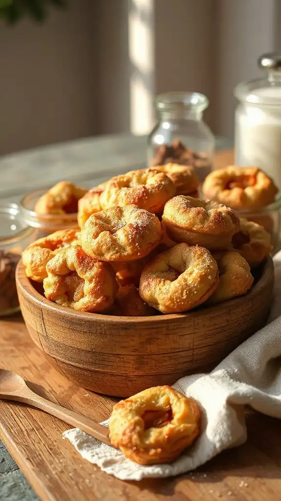 air fryer apple pie bites