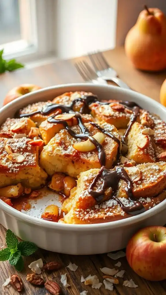 almond joy apple casserole