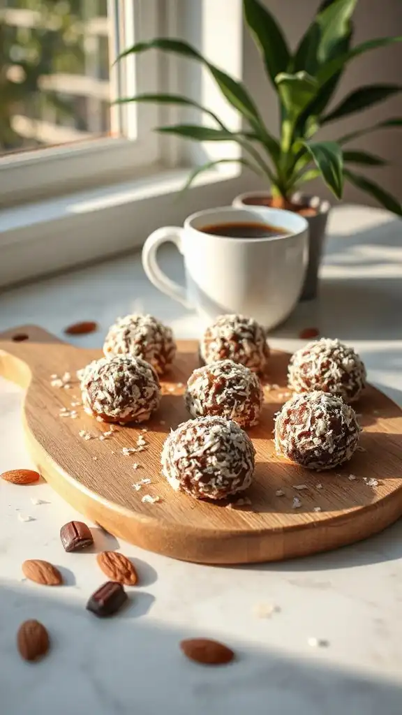 almond joy energy bites recipe