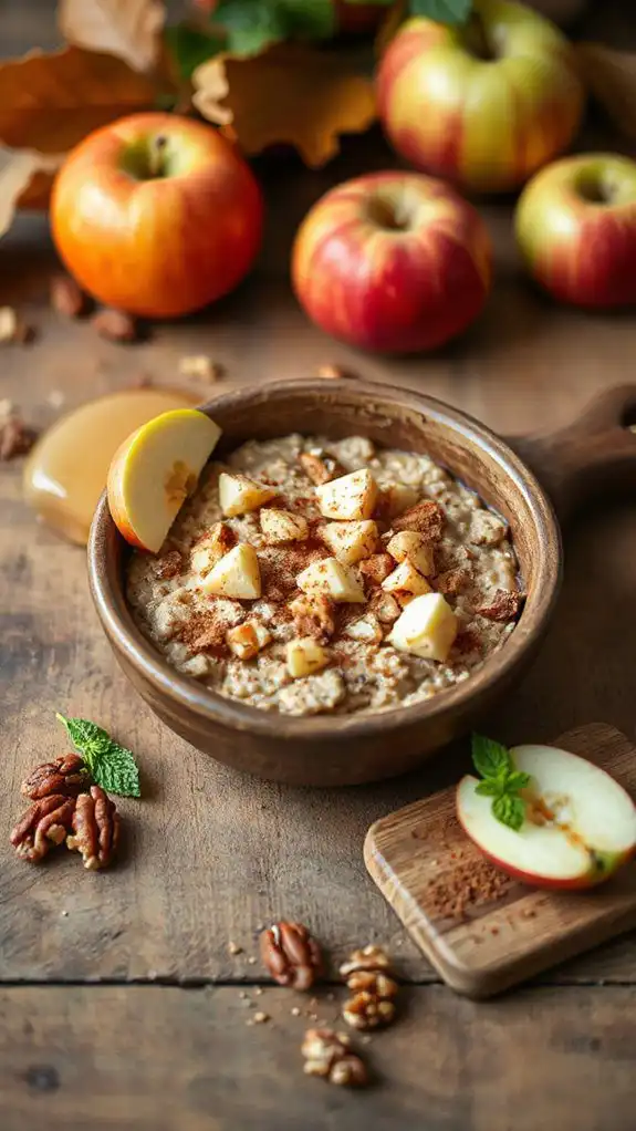 apple and cinnamon oatmeal apple and cinnamon oatmeal