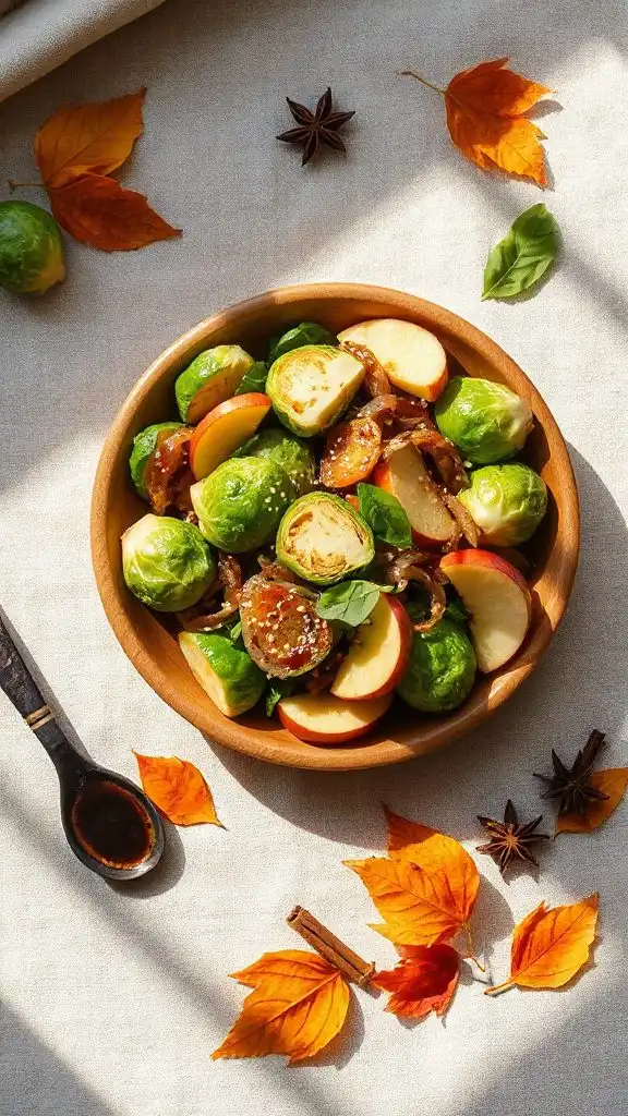 apple brussels sprout stir fry