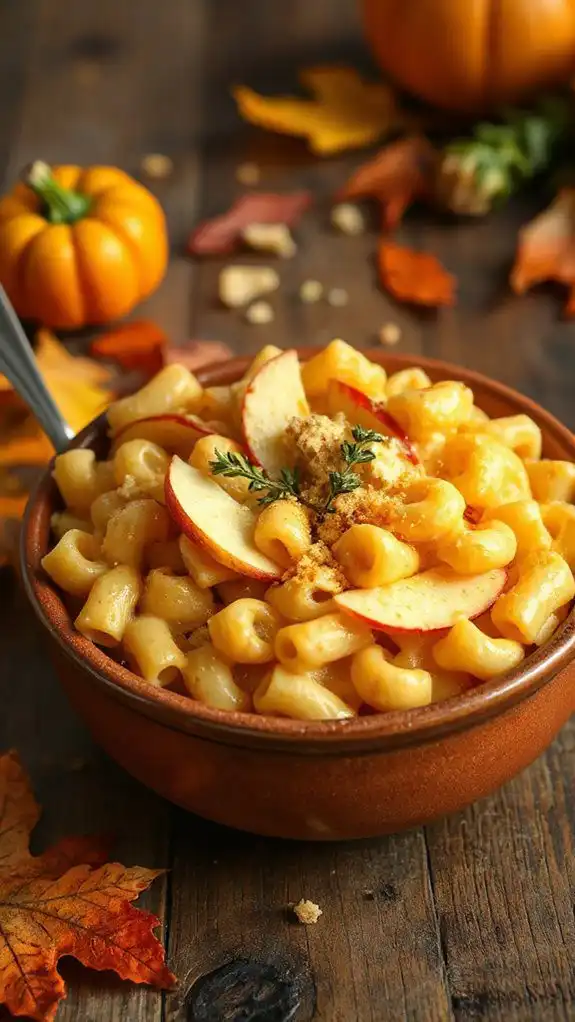apple cheddar mac and cheese