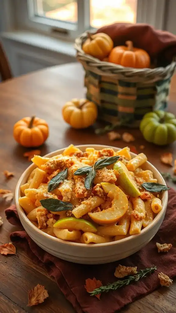 apple cheddar mac cheese