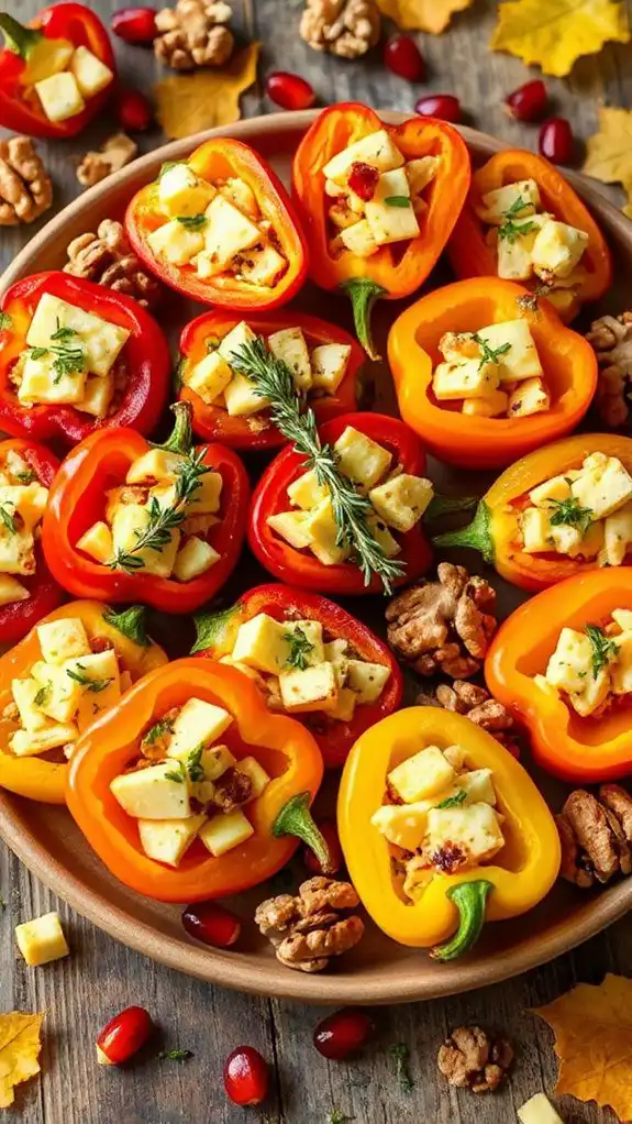 apple cheddar pepper bites