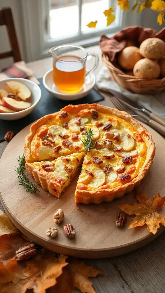 apple cheddar quiche recipe