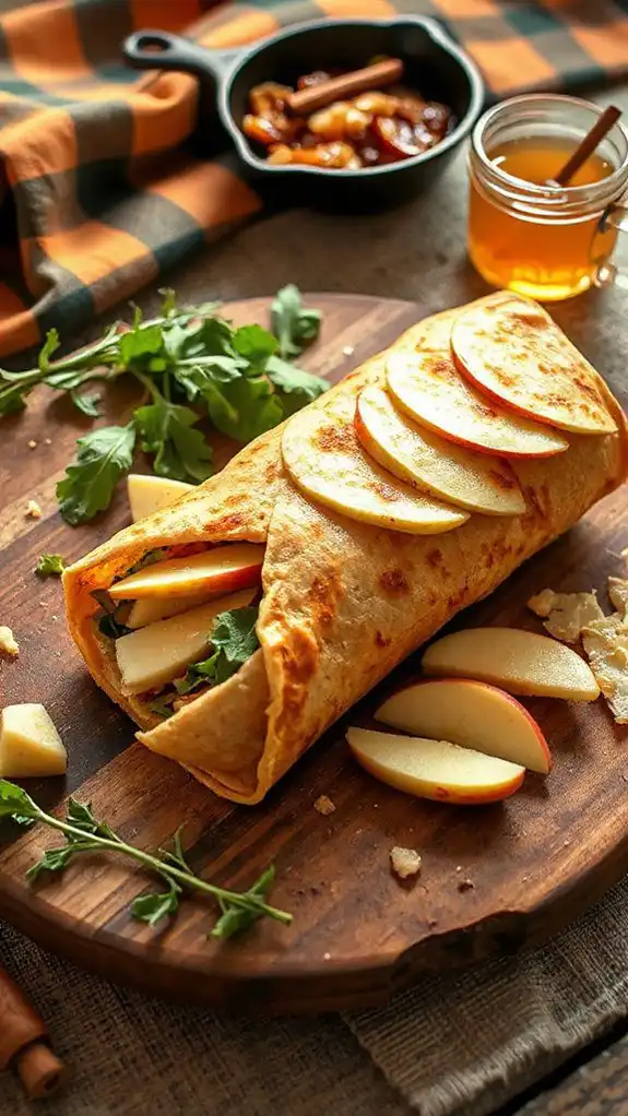 apple cheddar wrap recipe