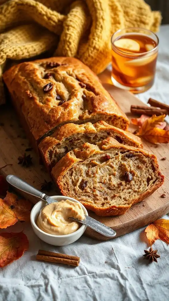 apple cider banana bread