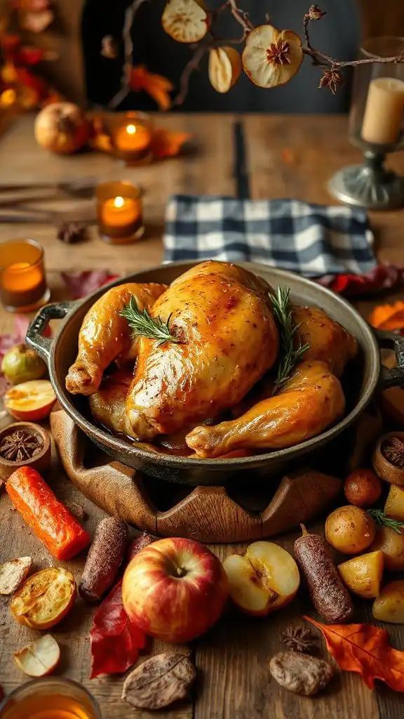 apple cider chicken dish