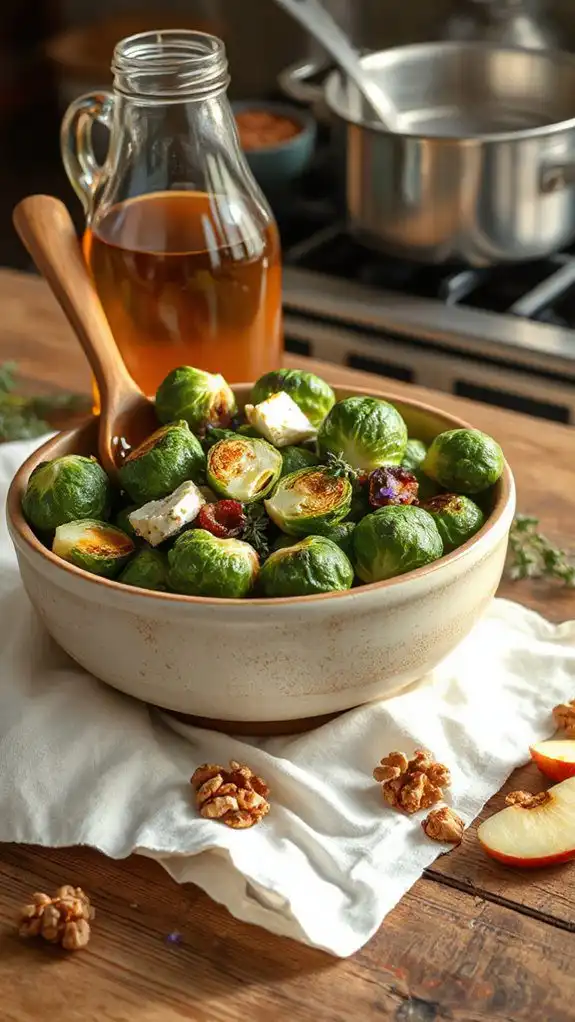 apple cider glazed brussels sprouts apple cider glazed brussels sprouts