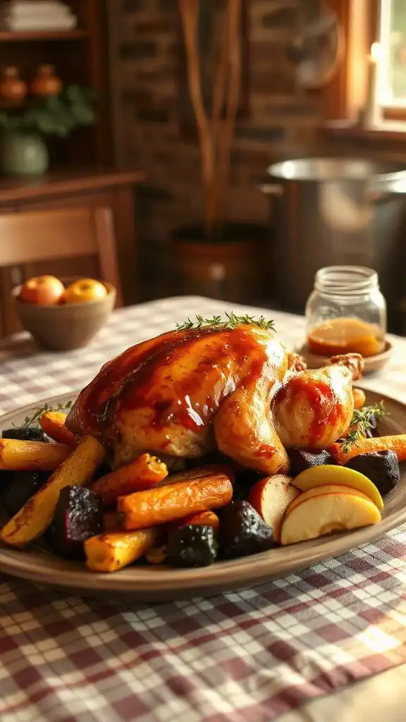 apple cider glazed chicken apple cider glazed chicken