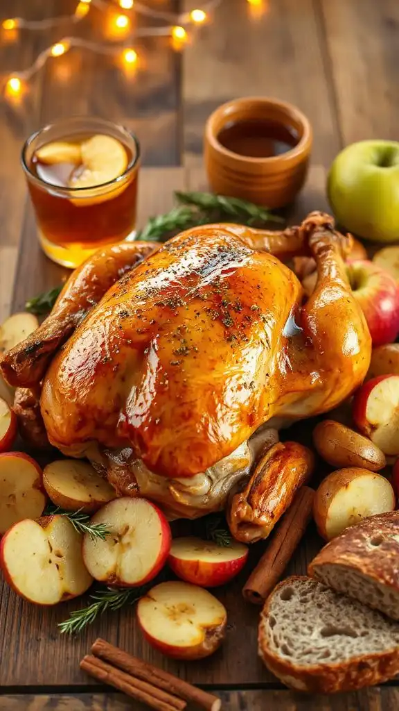 apple cider glazed chicken